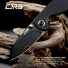 CJRB Folding Pocket Knife Maileah Tactical Knife with AR-RPM9 Powder Steel Balde and G10 Small Tactical Pocket Knife EDC for outdoor survival hunting camping J1918 (Black Blade/Black Handle) view 4