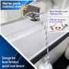 3/8" Quick Release Boat Fender Holder - Marine Stainless Steel Quick-Release Fender Holder Mount Cleat Hook, Receiver Not Included view 2