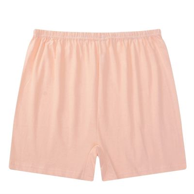 ANMUR 5Pcs Medium Elderly Women Cotton Boxer Panties Plus Size Ladies Comfy Loose Underwear High Waist Briefs (Color : D, Size : XL 105)