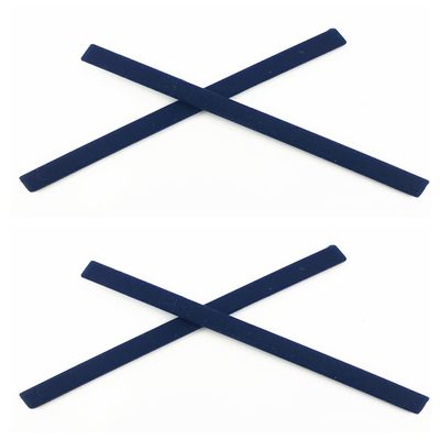 ExactFitt Replacement Ear Socks for Oakley Pitchman OX8050 OX8096 OX8105 OO9439 Tincup Glass Frames (Dark Blue - 2 Pairs)