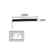 ExactFitt Replacement Ear Socks for Oakley Pitchman OX8050 OX8096 OX8105 OO9439 Tincup Glass Frames (Black - 1 Pair) view 3