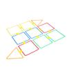 AGYHAM Kids Hop Floor Hopscotch Ring Game Set, Home Kindergarten Family Games Balance Coordination Physical Training Game Equipment (Size : 38cm/15in) view 1