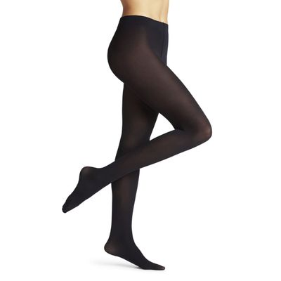 FALKE Women's Pure Matt 50 Denier Tights, Matte Hosiery, Casual or Dress Clothing, Semi-Opaque Mid-Thick, Nylon, Blue (Marine 6179), S, 1 Pair