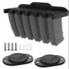 GMW 2 Pack Gun Magnet, 6X AR-15 PMAG Wall Mount view 1