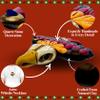 Aztec Whistle Silbato Azteca guila de Barro Hecho en Mxico Silbato de la Muerte Clay Bird Whistle with Singing Eagle Sound, 120+ dB (Bald Eagle) view 2