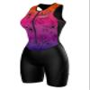 Sparx Women Triathlon Suit Tri Short Racing Cycling Swim Run (Small, Floral Blend) view 1