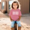 Olive Loves Apple Wild Child Wavy Retro Shirts for Baby and Toddler Boys and Girls White on Mauve Shirt 12 Months view 4