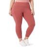 32 Degrees Womens High Waist Yoga Pants with Pockets | Workout Athletic Leggings, Soft Cranberry, Medium view 1