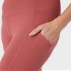 32 Degrees Womens High Waist Yoga Pants with Pockets | Workout Athletic Leggings, Soft Cranberry, Medium view 3