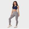 32 Degrees Womens High Waist Yoga Pants with Pockets | Workout Athletic Leggings, Steel Grey, Large view 2