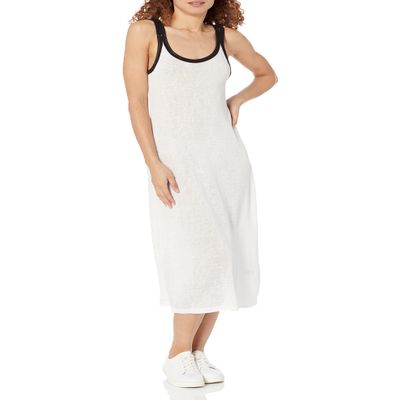 DKNY Women's Swim Cover-up, Ivory, Large