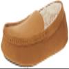 Amazon Essentials Men's Moccasin Slipper, Camel Microsuede, 14