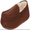Amazon Essentials Men's Moccasin Slippers, Dark Toffee Brown Microsuede, 9 view 1