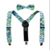 Spring Notion Boys' Cotton Floral Suspenders and Bow Tie Set For Kids Toddlers Infants, 31-Blue Large view 1