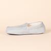 Amazon Essentials Men's Memory Foam Moccasin Slippers, Grey Microsuede, 9 view 3