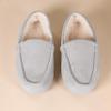 Amazon Essentials Men's Memory Foam Moccasin Slippers, Grey Microsuede, 9 view 4