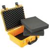 Sirius Gear & Equipment Hard Case with Foam - 16 x 13 x 6.87 - IP67 Waterproof & Dustproof, Extremely Durable & Shock Proof (Yellow) view 4