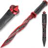 M48 Cardinal Sin Red Cyclone Fixed Blade Knife | 8" 2Cr13 Stainless Steel Blade | Includes Vortec Belt Sheath | Formidable tool for a variety of tasks | 13 1/2" Overall view 1