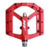 HT Components, ME03 EVO+, Platform Pedals, Body: Aluminum, Spindle: Cr-Mo, 9/16'', Red, Pair view 1