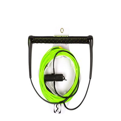 Ronix Combo 5.5 Hide Grip-T Wakeboard Handle, 1.15 in. Diameter w/ 80ft. R6 Rope, Green
