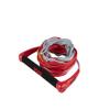 Ronix Combo 2.0, Hide Grip Wakeboard Handle, 1.15 in. Diameter w/65ft. 4, Sect. PE Rope, Red/Grey view 1