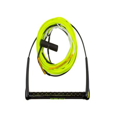Ronix Combo 5.5 Hide Grip-T Wakeboard Handle, 1.15 in. Diameter w/ 80ft. R6 Rope, Yellow