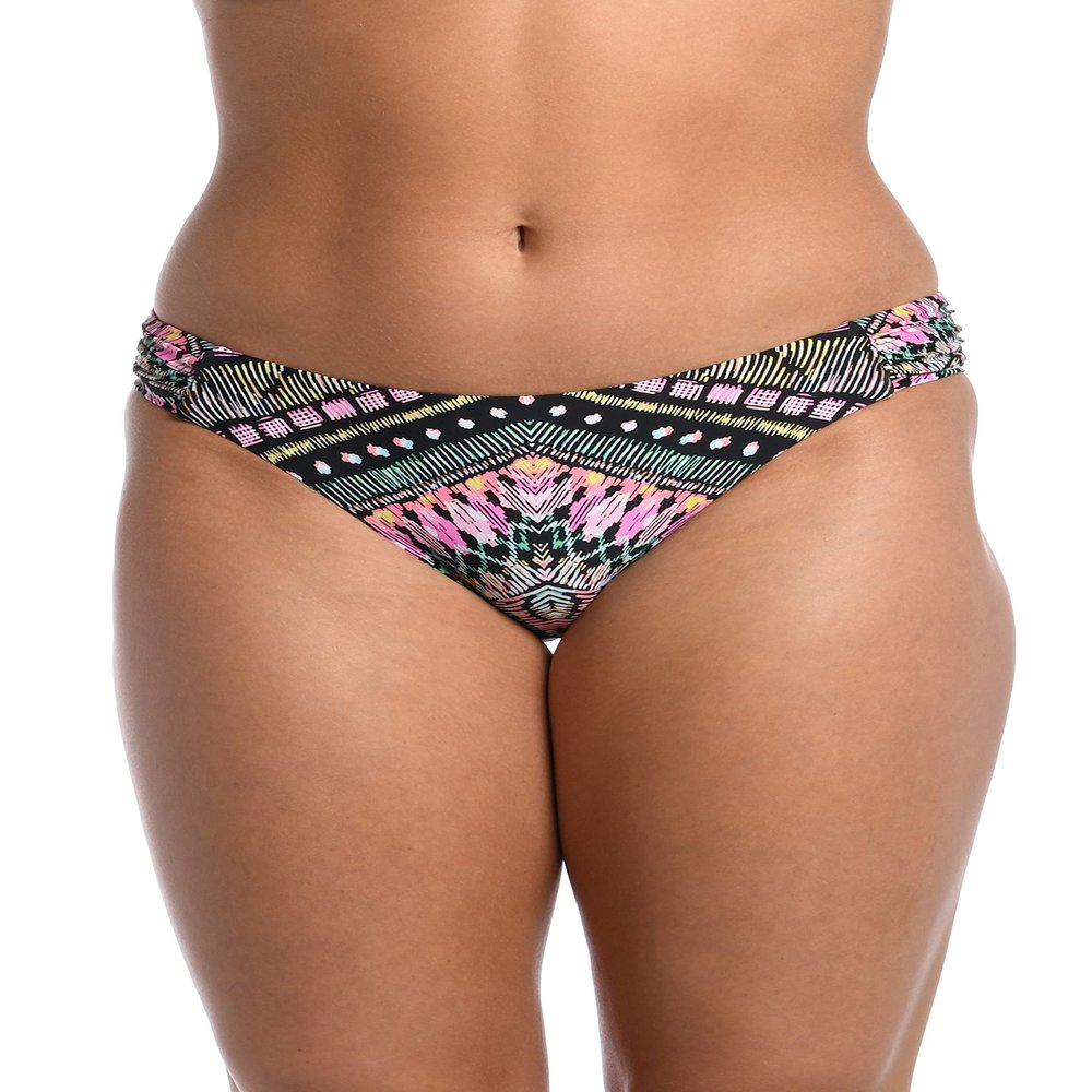 AMAVI Side Shirred Hipster Bikini Swimsuit Bottom Multi