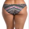 AMAVI Side Shirred Hipster Bikini Swimsuit Bottom Multi view 3