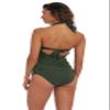 AMAVI Women's Cowl Tankini Swimsuit Top, Olive, S view 3