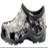 Sloggers Original Waterproof Rain and Garden Shoe for Women Outdoor Slip-On Garden Clog - Made in The USA with Premium Comfort Insole and Arch Support - Paw Print Black/White, Size 9 view 3