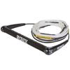 Ronix Combo 5.0 Hide Grip Wakeboard Handle, 1.15 in. Diameter w/ 80ft. R6 Rope, White view 1