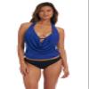 AMAVI Women's Cowl Tankini Swimsuit Top, Cobalt, XS view 1