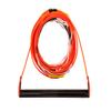 Ronix Combo 6.0 Hide Grip Wakeboard Handle, 1.15 in. Diameter w/ 80ft. R6 Rope, Neon Red view 1
