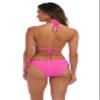 AMAVI Women's Halter One Piece Swimsuit, Hot Pink, M view 2