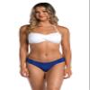 AMAVI Side Shirred Hipster Bikini Swimsuit Bottom Cobalt view 3