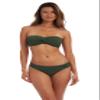 AMAVI Women's Twist Bandeau Swimsuit Top, Olive, S view 2