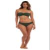 AMAVI Women's Twist Bandeau Swimsuit Top, Olive, S view 4