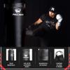PROLAST Punching Bag for Experienced and Beginners, Boxing, MMA, Martial Arts, Muay Thai Training Equipment, Hanging, Filled, 3ft, 50 lbs, Rhino Logo, Black/Black view 3