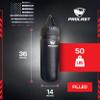 PROLAST Punching Bag for Experienced and Beginners, Boxing, MMA, Martial Arts, Muay Thai Training Equipment, Hanging, Filled, 3ft, 50 lbs, Rhino Logo, Black/Black view 4