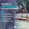 ALIEN PROS 18 Pack Blue & Neon Yellow Tennis Racket Grip Tape  Precut and Light Tac Feel Tennis Grip view 3