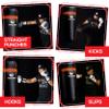 PROLAST Punching Bag for Experienced and Beginners, Boxing, MMA, Martial Arts, Muay Thai Training Equipment, Hanging, Filled, 3ft, 50 lbs, Rhino Logo, Black/Orange view 2