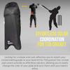 Bratla Cricket Batting Pads Covers, Black Covers for Cricket Pads for Men Batting Color Fit Neatly on Legguards Easily Put On view 4