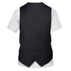 RUNQHUI Men Short Sleeve Fake Suit T Shirt Vest & Tie Funny 3D Printed Tuxedo Shirt Party Clothing Black Small view 2