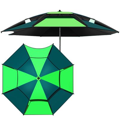 JYFZYTLL Fishing Parasol Umbrella Sun Shade Shelter - with Fishing Accessories - Garden Umbrellas Rainproof - 99% Sunscreen Protection Used for Outdoor Camping Patio Beach Pool Golf