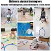 XLTTY Hopscotch Ring Game, Children's Carnival Hopscotch Game, Indoor and Outdoor Agility Training Circle, Balance Toys (Size : 28CM) view 3