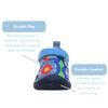 Robeez Boys Slip Resistant Neoprene Water Shoes for Summer, Beach, Pool, Sprial Tie Dye Multi, 3 Years view 3