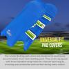 Bratla Cricket Batting Pads Covers, Royal Blue Covers for Cricket Pads for Men Batting Color Fit Neatly on Legguards Easily Put On view 2