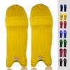 Bratla Cricket Batting Pads Covers, Yellow Covers for Cricket Pads for Men Batting Color Fit Neatly on Legguards Easily Put On view 1