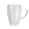 Captain Stag UW-2033 Heat Resistant Glass Double Wall Glass, Mug, Double Wall Construction, Cup, 11.8 fl oz (320 ml), Clear, Approx. 4.8 x 3.4 x 5.0 inches (124 x 87 x 128 mm) view 1