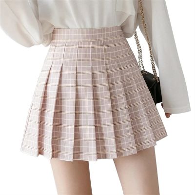 High Waist Short Pleated Skirt Micro Skirt Black Mini Skirt Women's Tennis Skirt (Color : 1, Size : L)